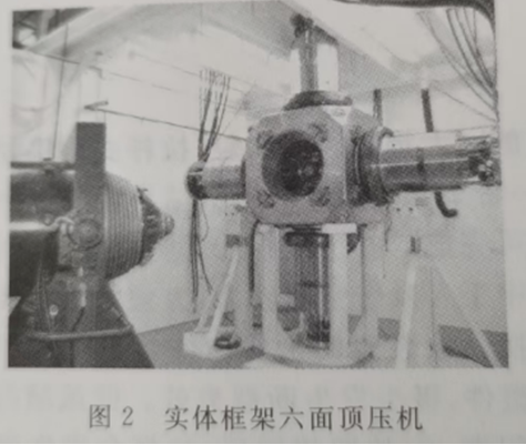 【每日科普】國外六面頂壓機的主要結構——實體框架六面頂結構